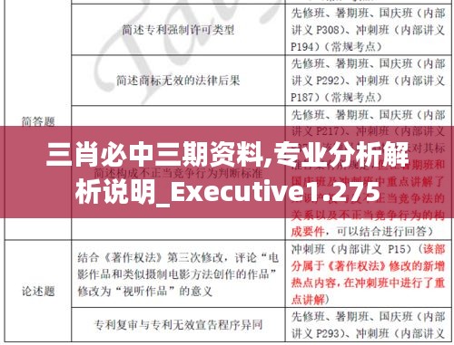 三肖必中三期资料,专业分析解析说明_Executive1.275