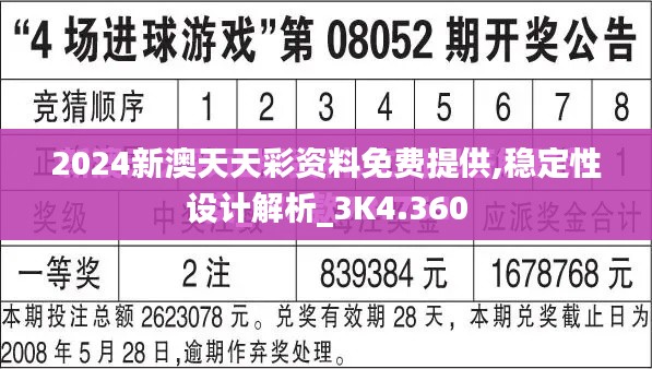 2024新澳天天彩资料免费提供,稳定性设计解析_3K4.360