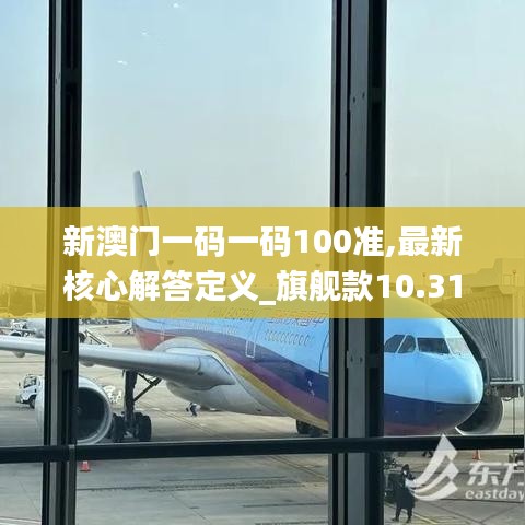 新澳门一码一码100准,最新核心解答定义_旗舰款10.314