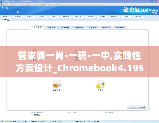 管家婆一肖-一码-一中,实践性方案设计_Chromebook4.195