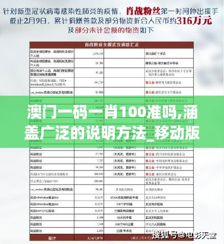 澳门一码一肖100准吗,涵盖广泛的说明方法_移动版12.427