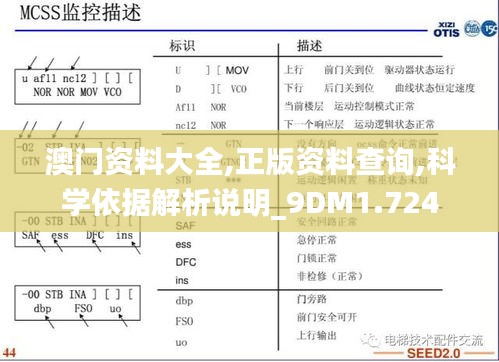 澳门资料大全,正版资料查询,科学依据解析说明_9DM1.724