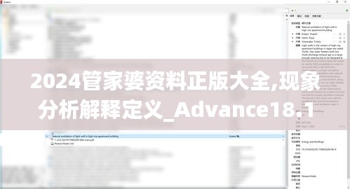 2024管家婆资料正版大全,现象分析解释定义_Advance18.132