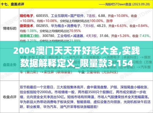 2004澳门天天开好彩大全,实践数据解释定义_限量款3.154