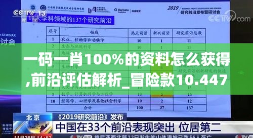 一码一肖100%的资料怎么获得,前沿评估解析_冒险款10.447