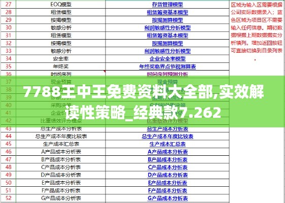 7788王中王免费资料大全部,实效解读性策略_经典款7.262