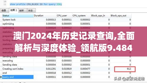 澳门2024年历史记录查询,全面解析与深度体验_领航版9.484