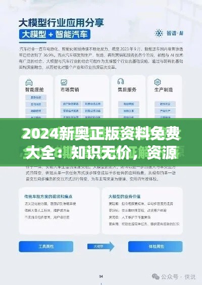 2024新奥正版资料免费大全：知识无价，资源共享的典范