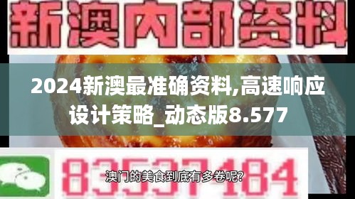 2024新澳最准确资料,高速响应设计策略_动态版8.577