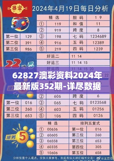 62827澳彩资料2024年最新版352期-详尽数据引领投注新潮流